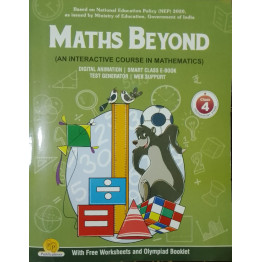 PP Revised Maths Beyond Class - 4 (with Free  Worksheets and Olympiad Booklet)